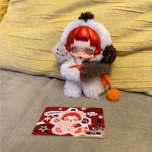 POPMART SKULLPANDA WINTER SYMPHONY SERIES KEYCHAIN